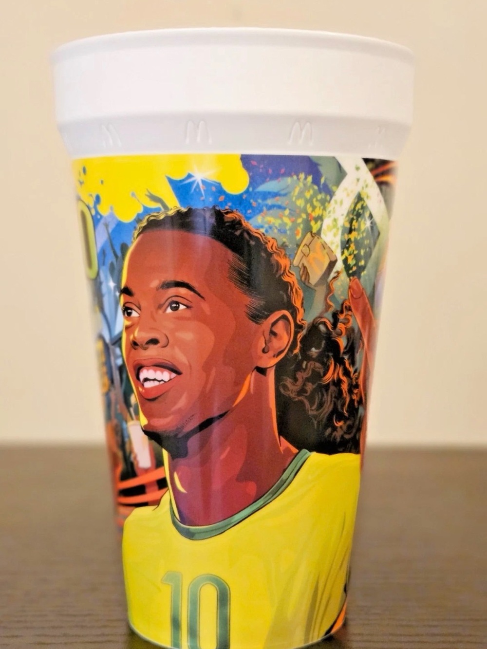 2026 McDonald's FIFA World Cup Ronaldinho Brazil Soccer Collector Cup McDonald's